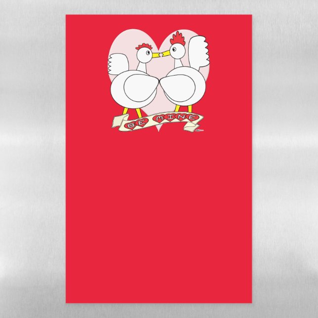 Valentine Be Mine Magnetic Dry Erase Sheet (Vertical)
