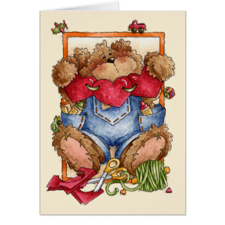 Valentine Bear - Greeting Card