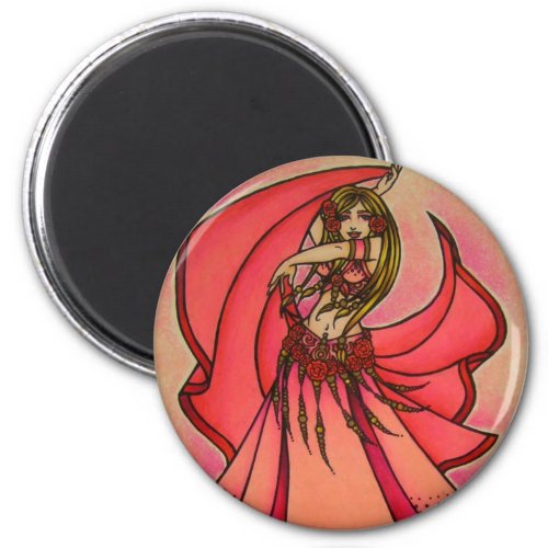 Valentine Belly Dancer Magnet