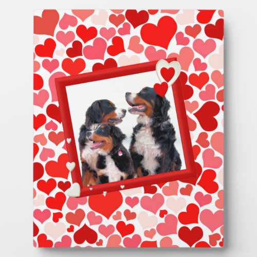 Valentine Bernese Mountain dog Heart Plaque