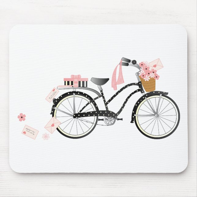 Valentine Bicycle Mouse Pad (Front)