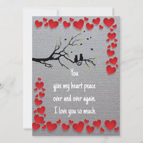 Valentine Birds  Card