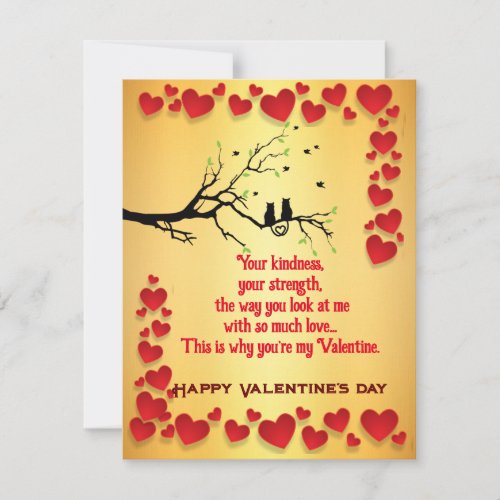 Valentine Birds  Card