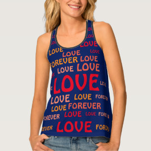 VALENTINE, BIRTHDAY LOVE CASUAL WOMEN TANK TOP