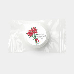 Valentine Bouquet of Red Roses Life Saver® Mints