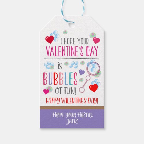 Valentine Bubble Tags