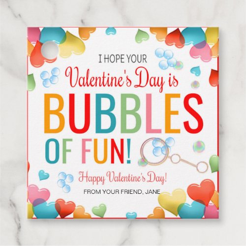 Valentine Bubble Tags
