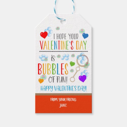 Valentine Bubble Tags