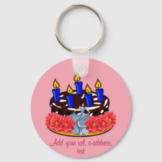Valentine Cake Keychain