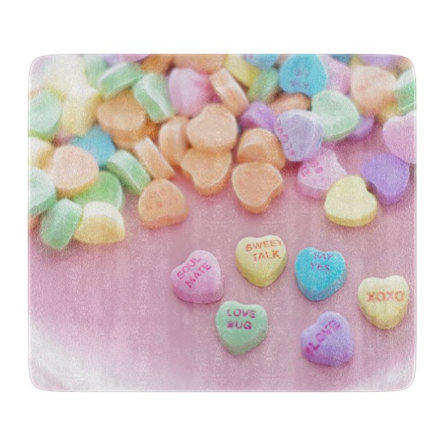 Valentine Candy Cutting Board (Front)