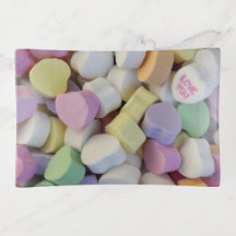 "valentine candy" Glass TRINKET TRAY