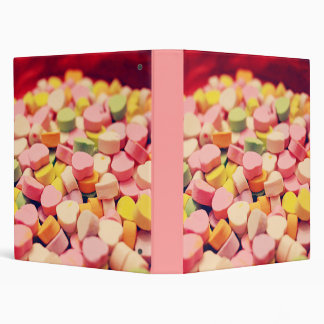Valentine Candy Hearts Binder