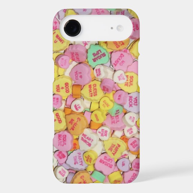 Valentine Candy Hearts Case-Mate iPhone Case (Back)