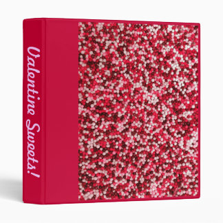 Valentine Candy Sprinkles Binder