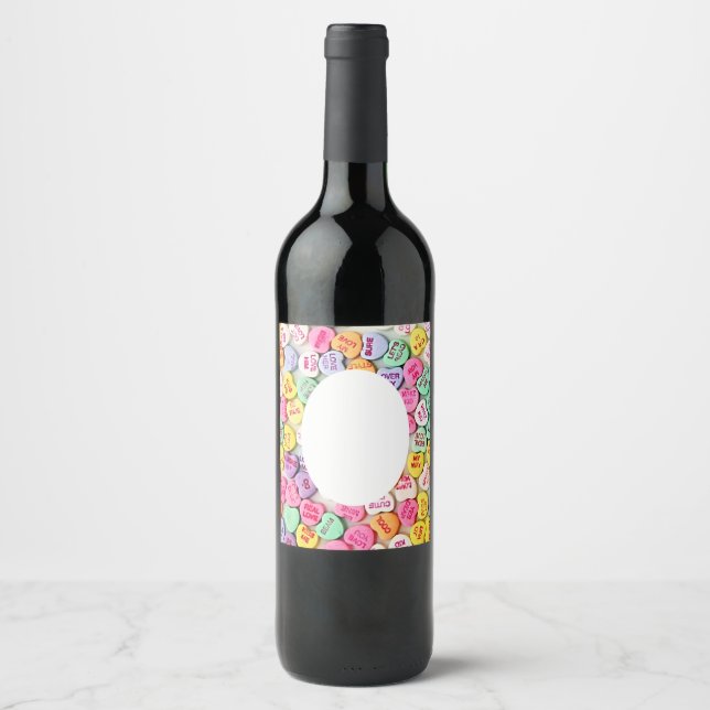 Valentine Candy Wine Label (Front)