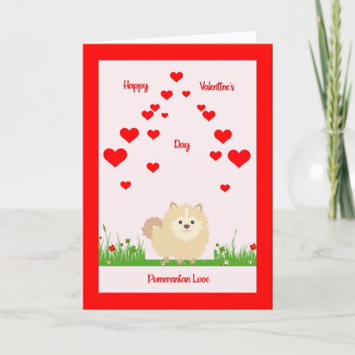 Valentine Card from Pet Pomeranian