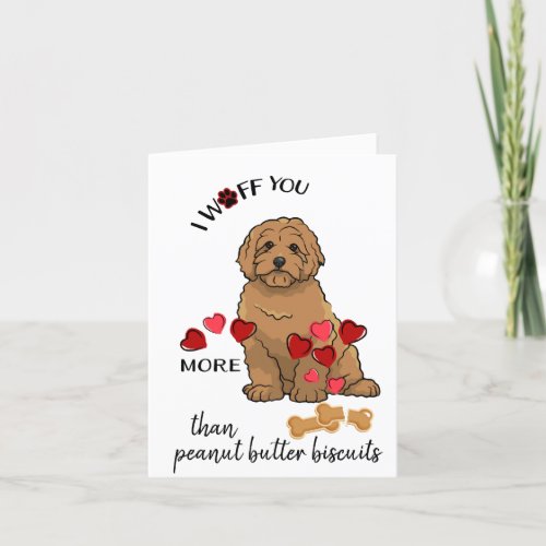 Valentine Card from Your Golden Doodle Dog Love