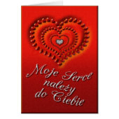 Valentine Card in Polish (Front)