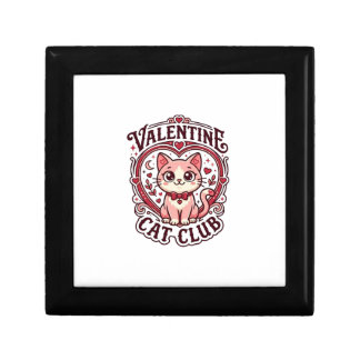 Valentine Cat Funny Cat Lover Design - Valentine C Gift Box