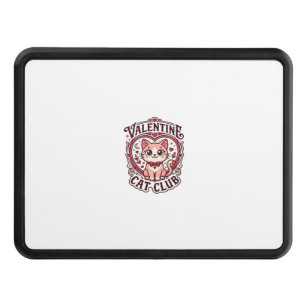 Valentine Cat Funny Cat Lover Design - Valentine C Hitch Cover