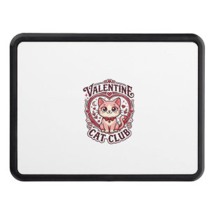 Valentine Cat Funny Cat Lover Design - Valentine C Hitch Cover