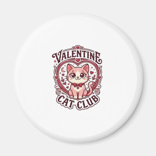 Valentine Cat Funny Cat Lover Design - Valentine C Magnet