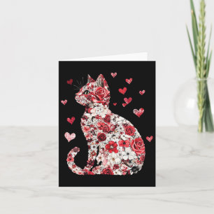 Valentine Cat Heart - Happy Meowentine's Card