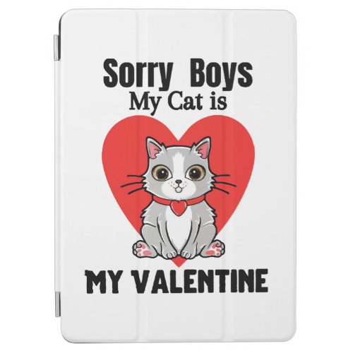 Valentine_cat iPad Air Cover