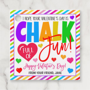 Valentine Chalk Gift Tag
