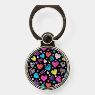 Valentine Chalk Heart iPhone Holder   Ring Stand