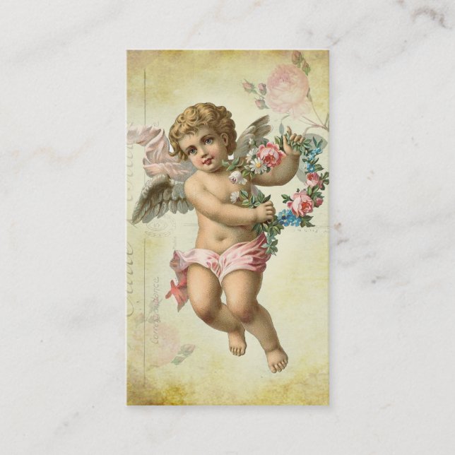 Valentine Cherub Business Card (Front)