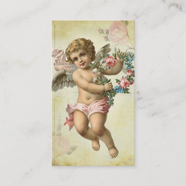 Valentine Cherub Business Card (Front)