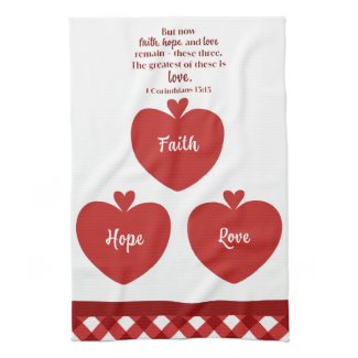 Valentine Christian Kitchen Towel