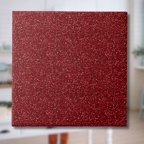Valentine Classic Trendy Red Glitter Ceramic Tile