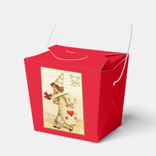 Valentine Clown Favor Boxes