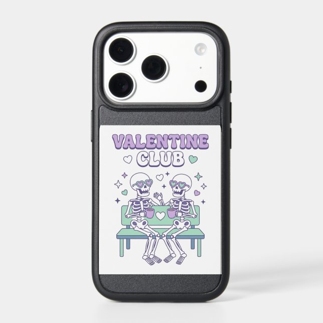 Valentine Club , Funny Valentine, Valentine day Otterbox iPhone Case (Back)