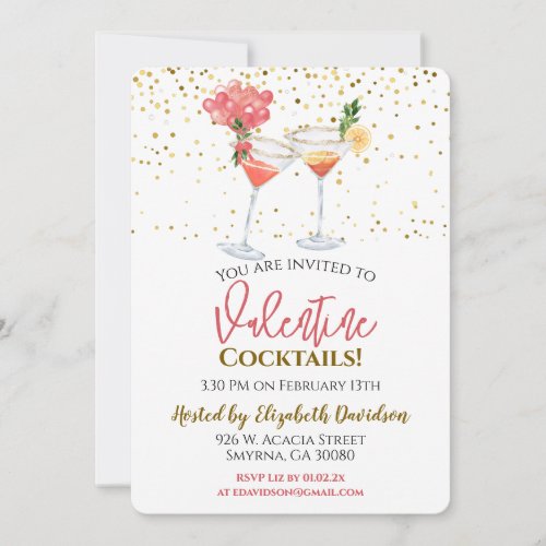 Valentine Cocktail Party Invitation