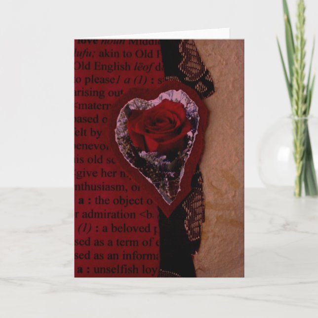 VALENTINE COLLAGE HOLIDAY CARD (Front)