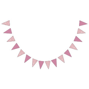 Valentine Cookie Collage Bunting Flags