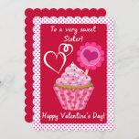 Valentine Cupcake for Sweet Sister