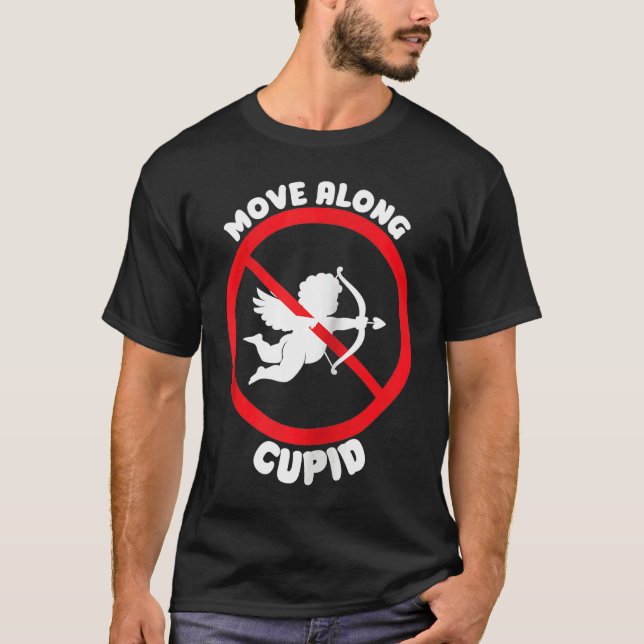 Valentine Cupid Anti Valentines Day  Anti Valentin T-Shirt (Front)