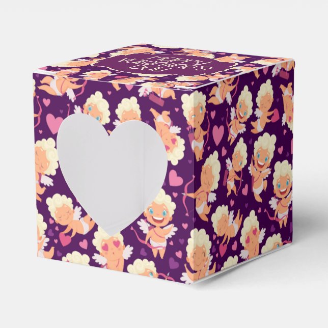 Valentine Cupid Love Favor Box (Front Side)