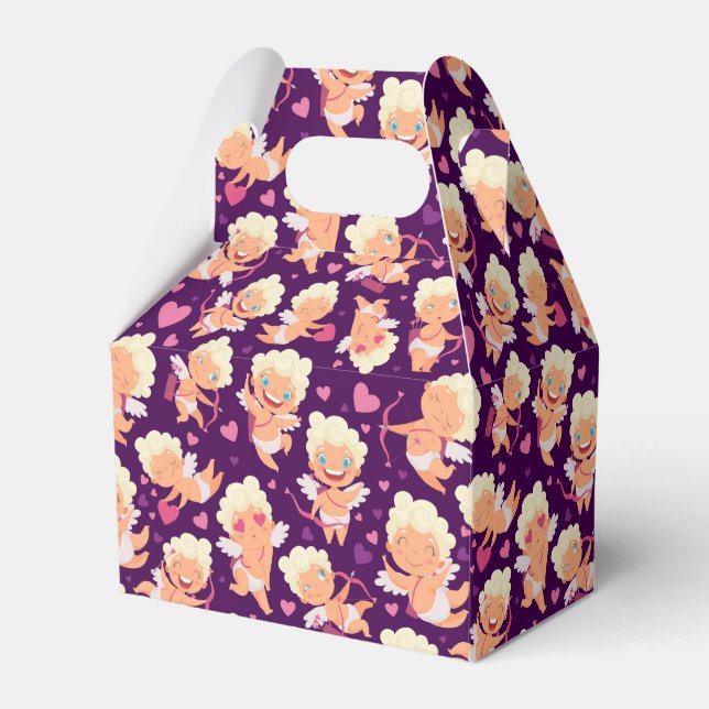 Valentine Cupid Love Favor Box (Front Side)