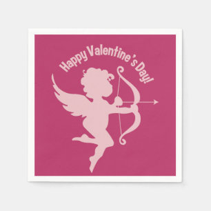 Valentine Cupid paper napkins