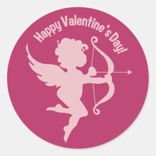 Valentine Cupid stickers