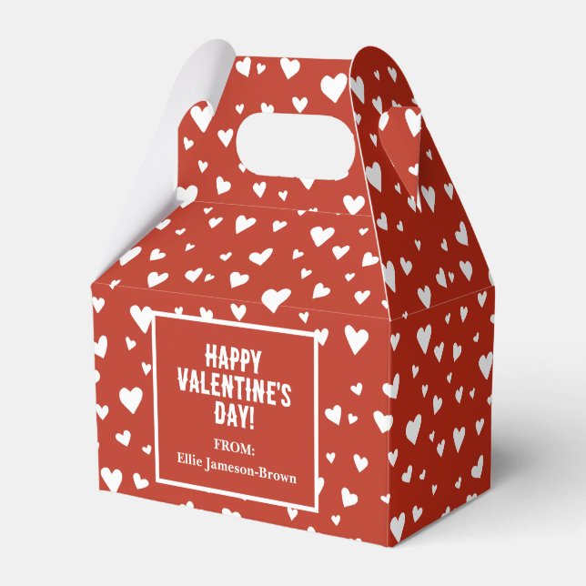 Valentine Custom Favor Box (Front Side)