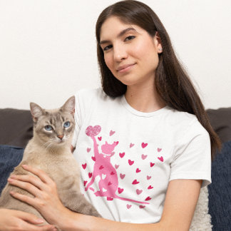 Valentine Cute Cat T-Shirt
