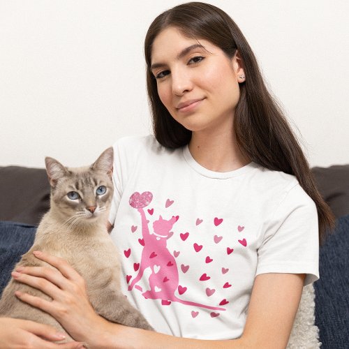 Valentine Cute Cat T_Shirt