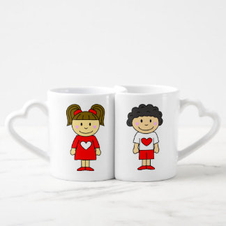Valentine Cute Kids Mug Set