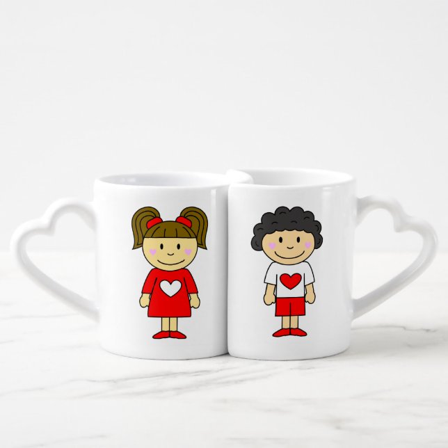 Valentine Cute Kids Mug Set (Front Nesting)
